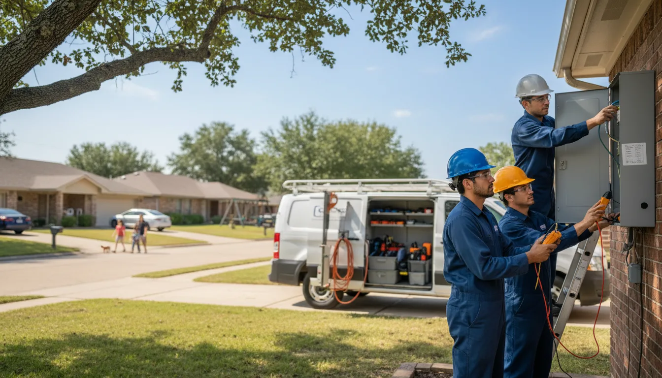Certified electrician providing emergency electrical services in Gravette, AR